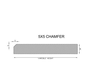 Made to Order Profile - Chamfer 1 Edge | Image 2