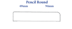 Unfinished Oak Veneered MDF - Pencil Round | Image 2
